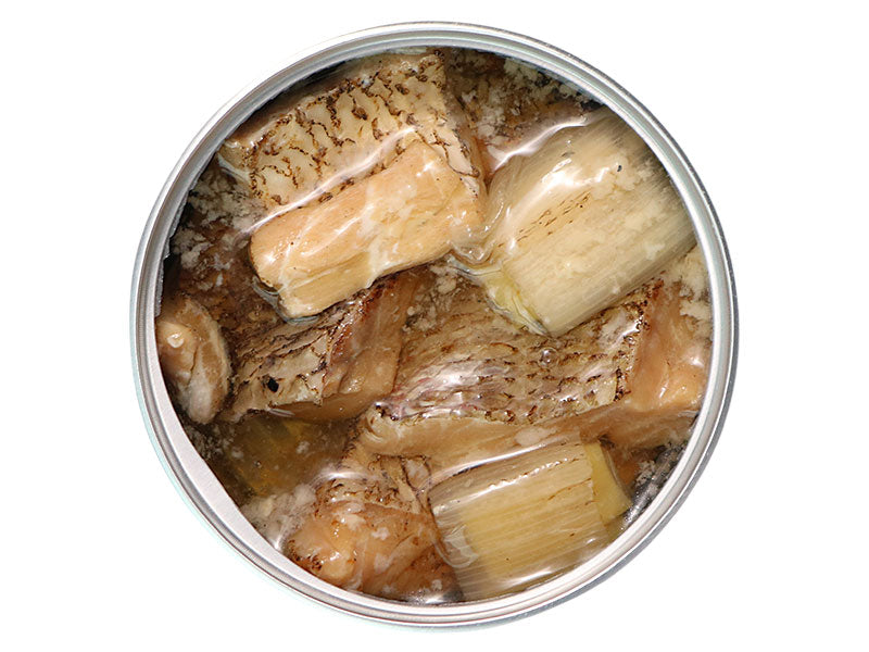 Canpachi 缶詰「天然真鯛の焼き酒蒸し」中身
