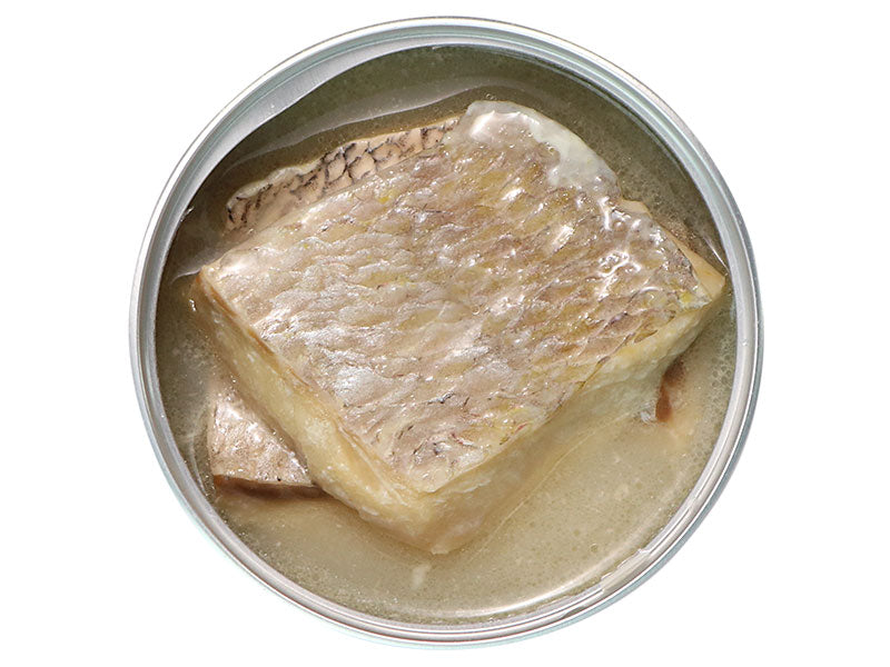 Canpachi 缶詰「天然真鯛の和風みかん塩」中身