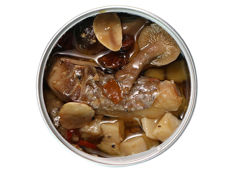 Canpachi 缶詰「天然真鯛のアヒージョ」中身