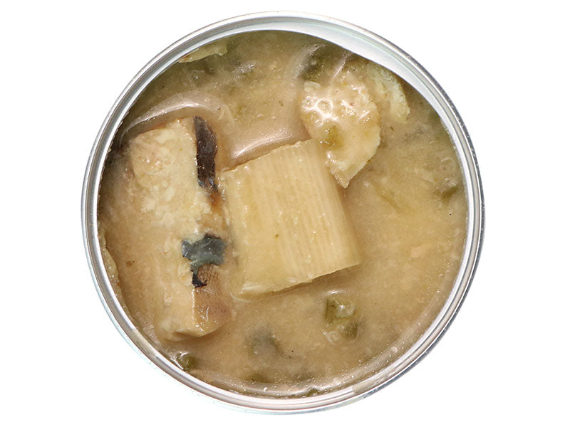 Canpachi 缶詰「さわらの刻みわさび」中身