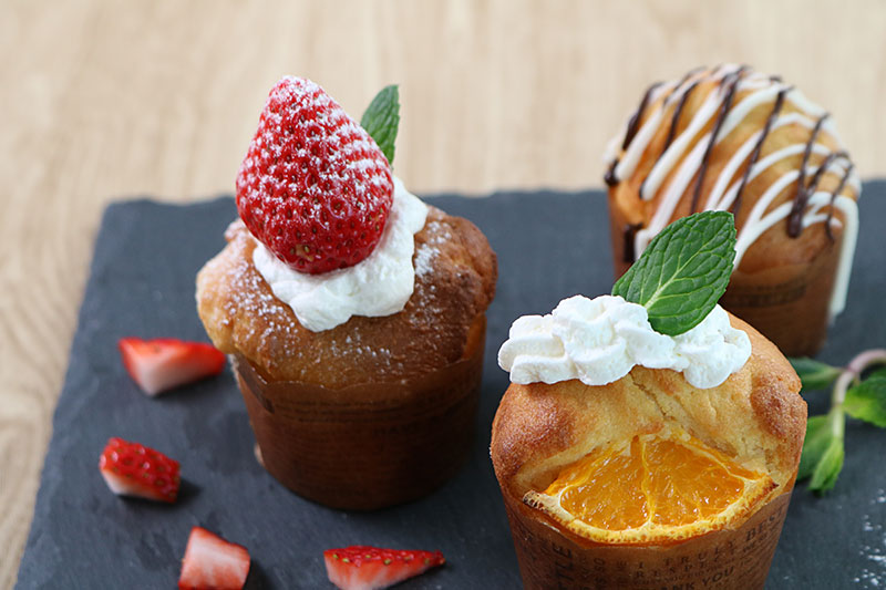 缶詰を使った参考レシピ「カップケーキ」