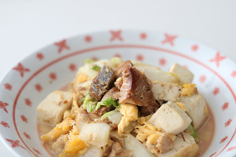 鰆の缶詰 アレンジレシピ「チャンプルー」