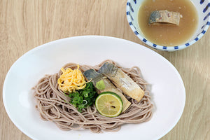 サバの缶詰 アレンジレシピ「つけそば」