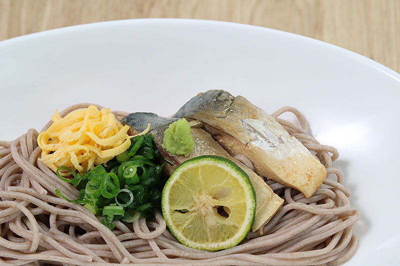缶詰を使ったレシピ紹介「つけそば」