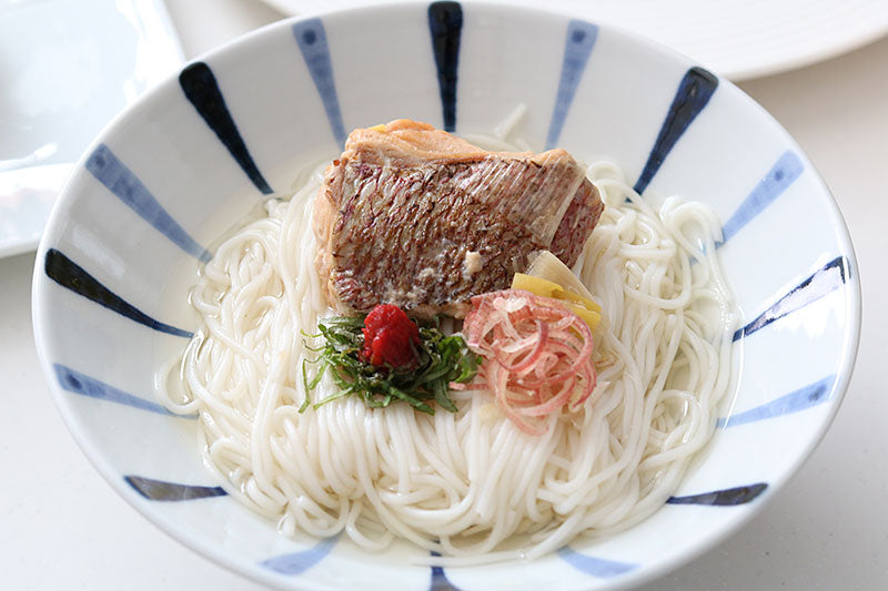鯛の缶詰 アレンジレシピ「にゅうめん」