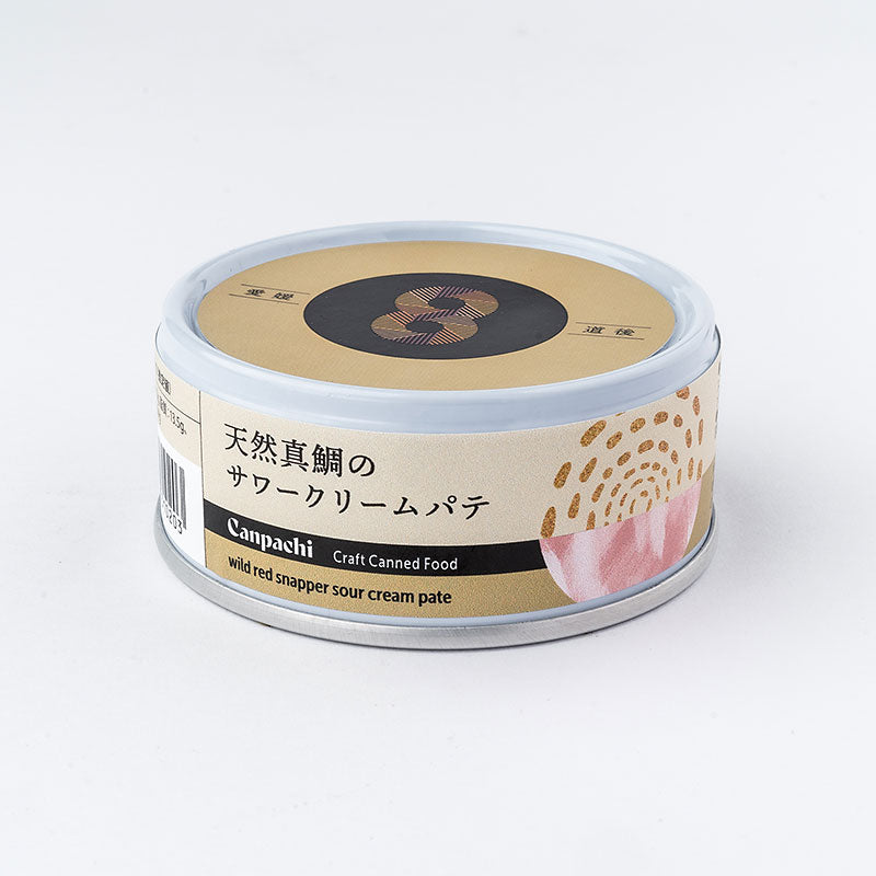 天然真鯛のサワークリームパテ Canpachi 最高級缶詰